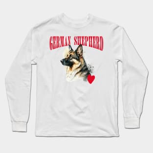 German Shepherd Dog Lover Long Sleeve T-Shirt